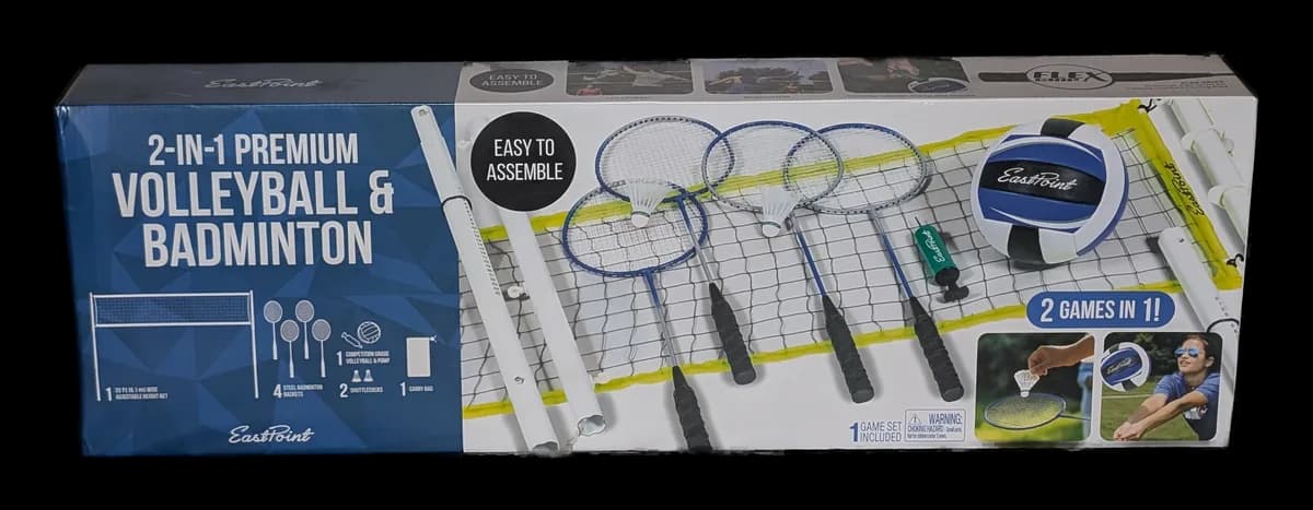 Volleyball & Badminton Set